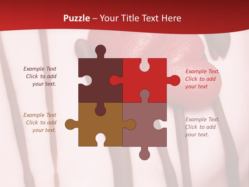 Valentine's Day Delicious Dessert PowerPoint Template