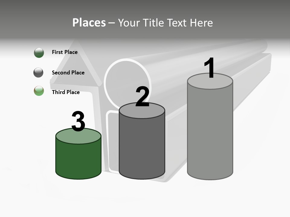 Baby Seeing Self In Mirror PowerPoint Template