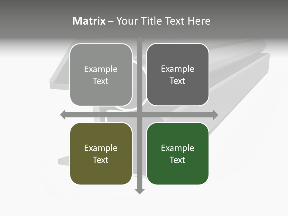 Baby Seeing Self In Mirror PowerPoint Template