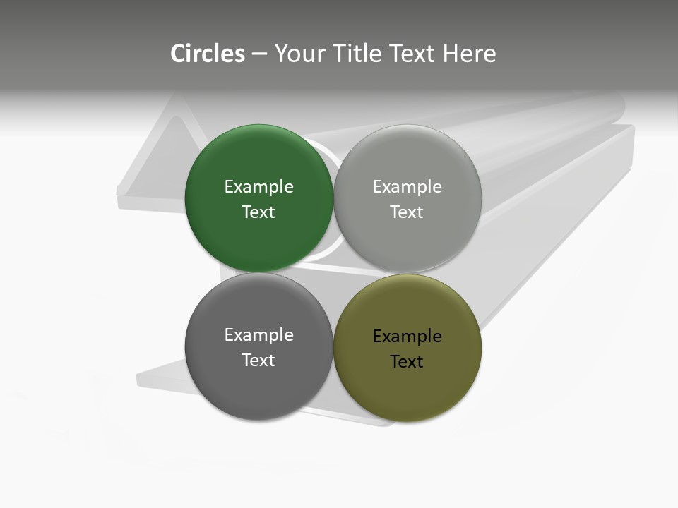 Baby Seeing Self In Mirror PowerPoint Template