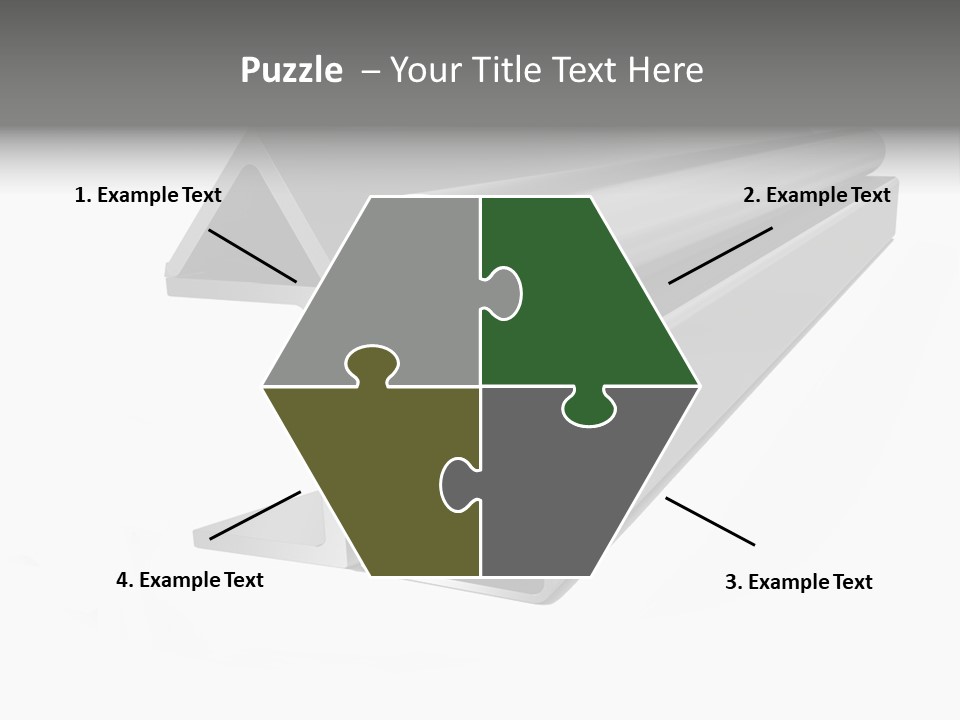 Baby Seeing Self In Mirror PowerPoint Template
