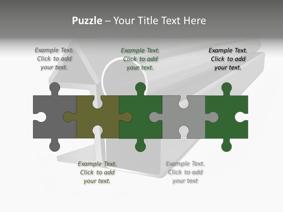 Baby Seeing Self In Mirror PowerPoint Template