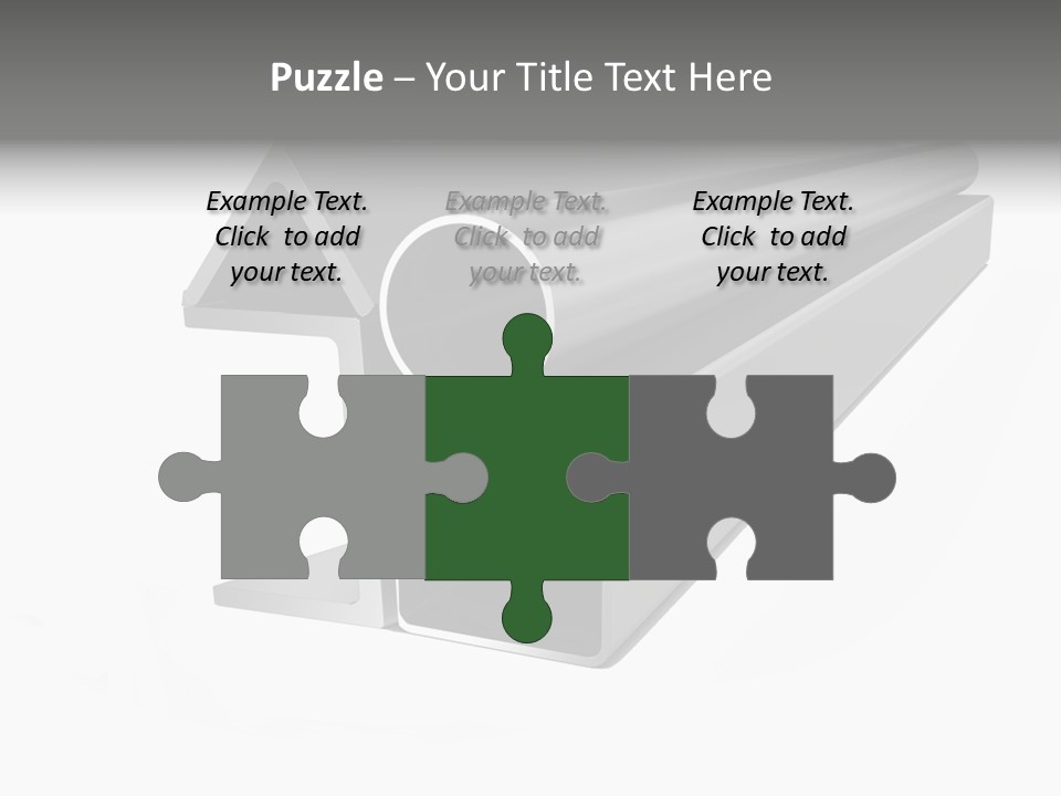 Baby Seeing Self In Mirror PowerPoint Template