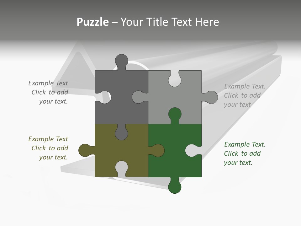 Baby Seeing Self In Mirror PowerPoint Template