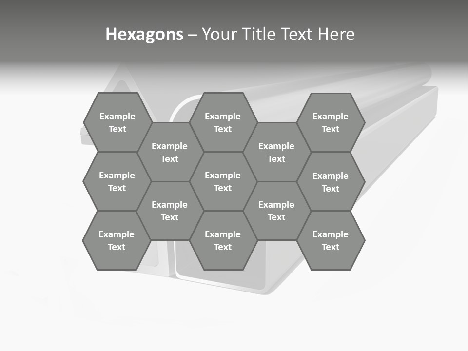 Baby Seeing Self In Mirror PowerPoint Template