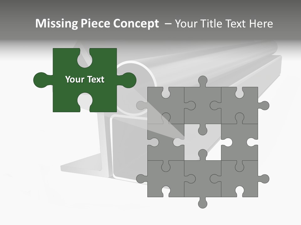 Baby Seeing Self In Mirror PowerPoint Template