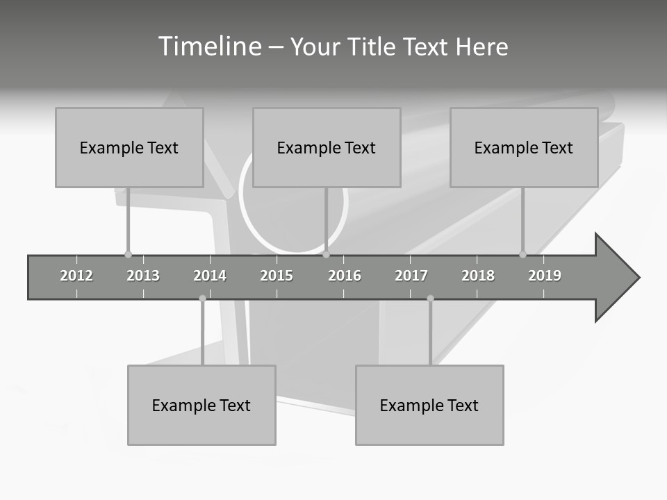 Baby Seeing Self In Mirror PowerPoint Template