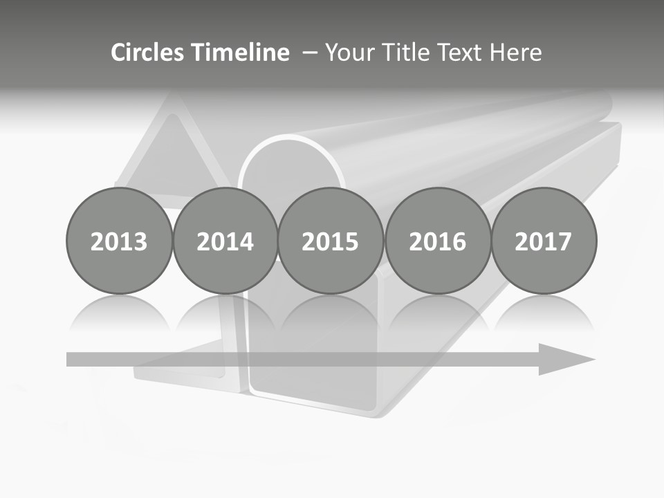 Baby Seeing Self In Mirror PowerPoint Template