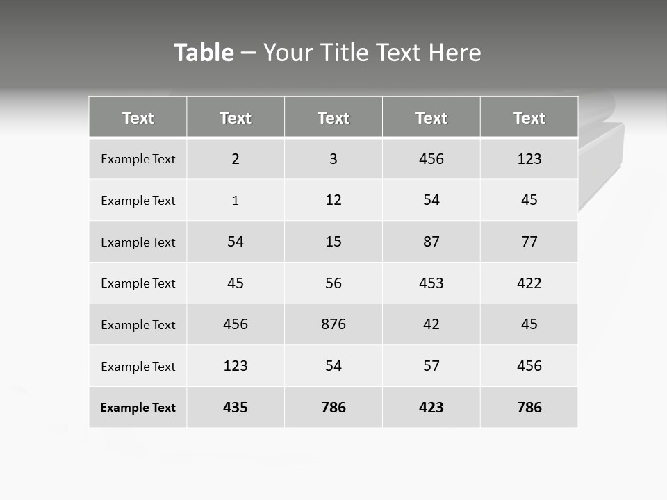 Baby Seeing Self In Mirror PowerPoint Template