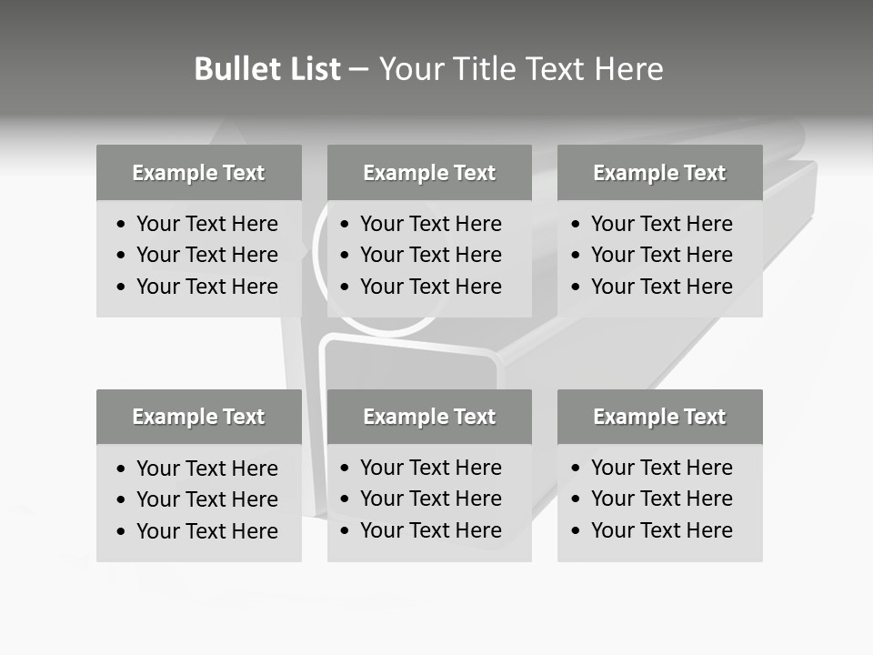 Baby Seeing Self In Mirror PowerPoint Template