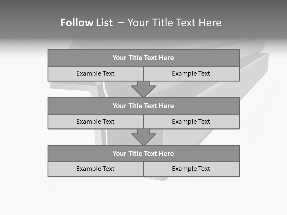 Baby Seeing Self In Mirror PowerPoint Template