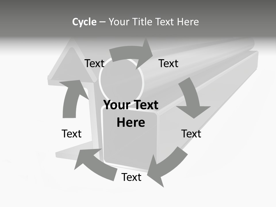 Baby Seeing Self In Mirror PowerPoint Template