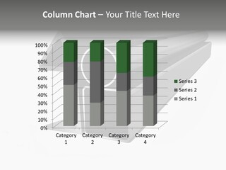 Baby Seeing Self In Mirror PowerPoint Template