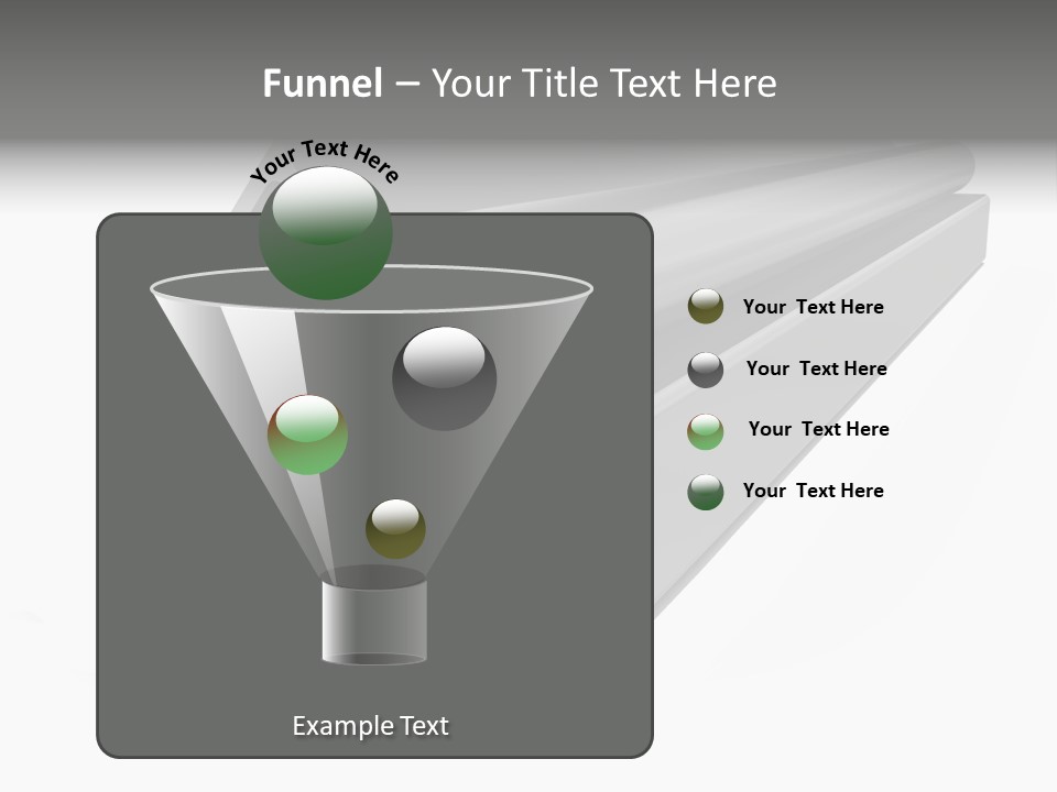 Baby Seeing Self In Mirror PowerPoint Template