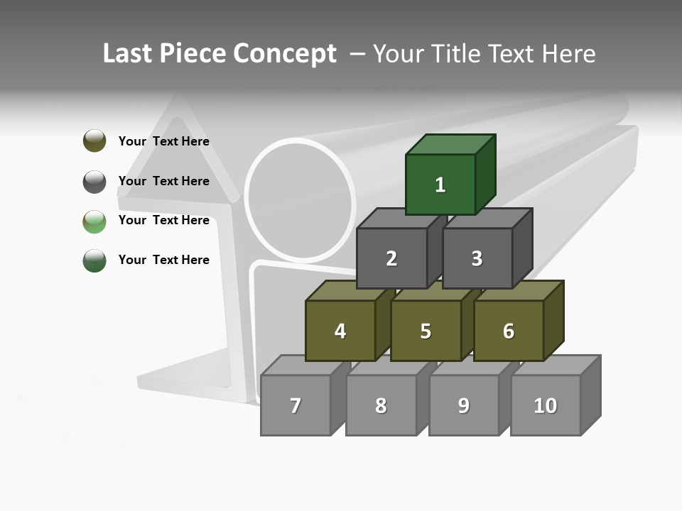 Baby Seeing Self In Mirror PowerPoint Template