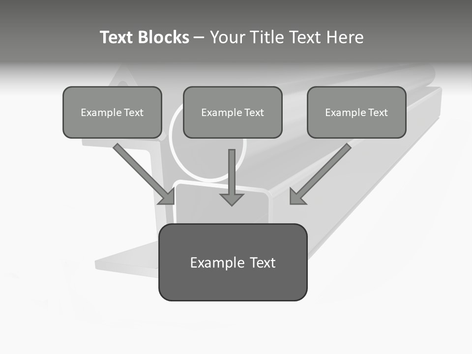 Baby Seeing Self In Mirror PowerPoint Template