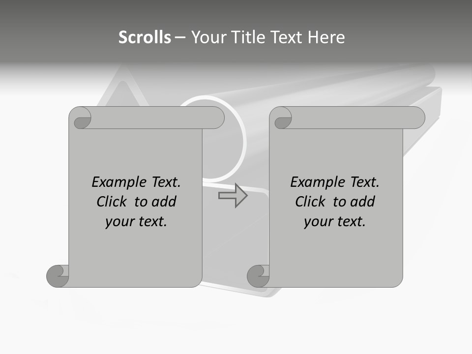 Baby Seeing Self In Mirror PowerPoint Template