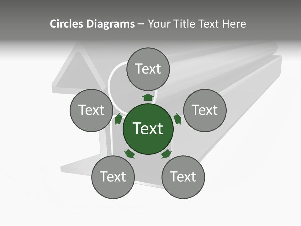 Baby Seeing Self In Mirror PowerPoint Template