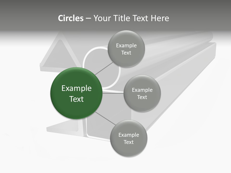 Baby Seeing Self In Mirror PowerPoint Template