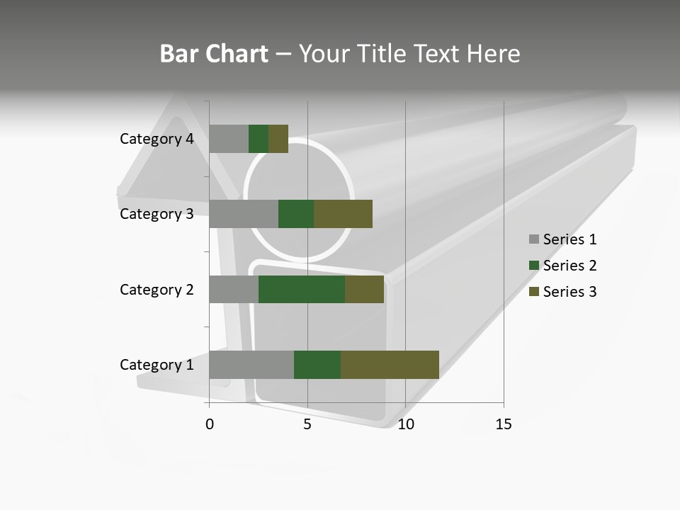 Baby Seeing Self In Mirror PowerPoint Template