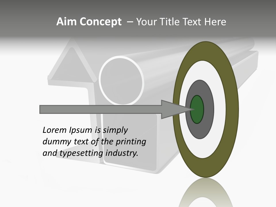 Baby Seeing Self In Mirror PowerPoint Template