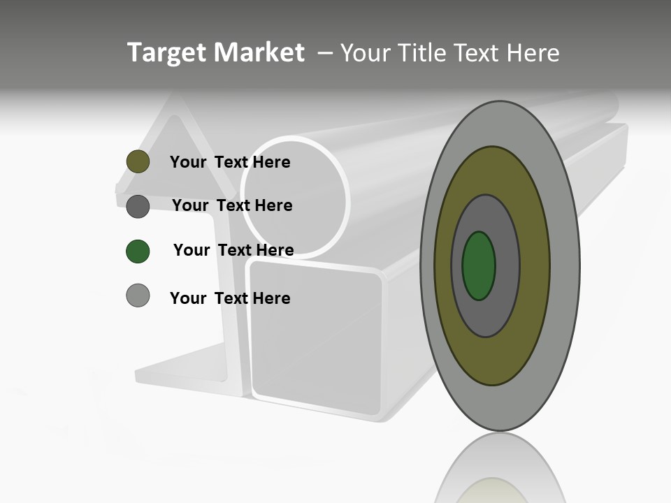 Baby Seeing Self In Mirror PowerPoint Template