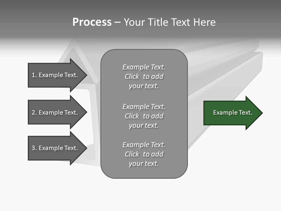 Baby Seeing Self In Mirror PowerPoint Template