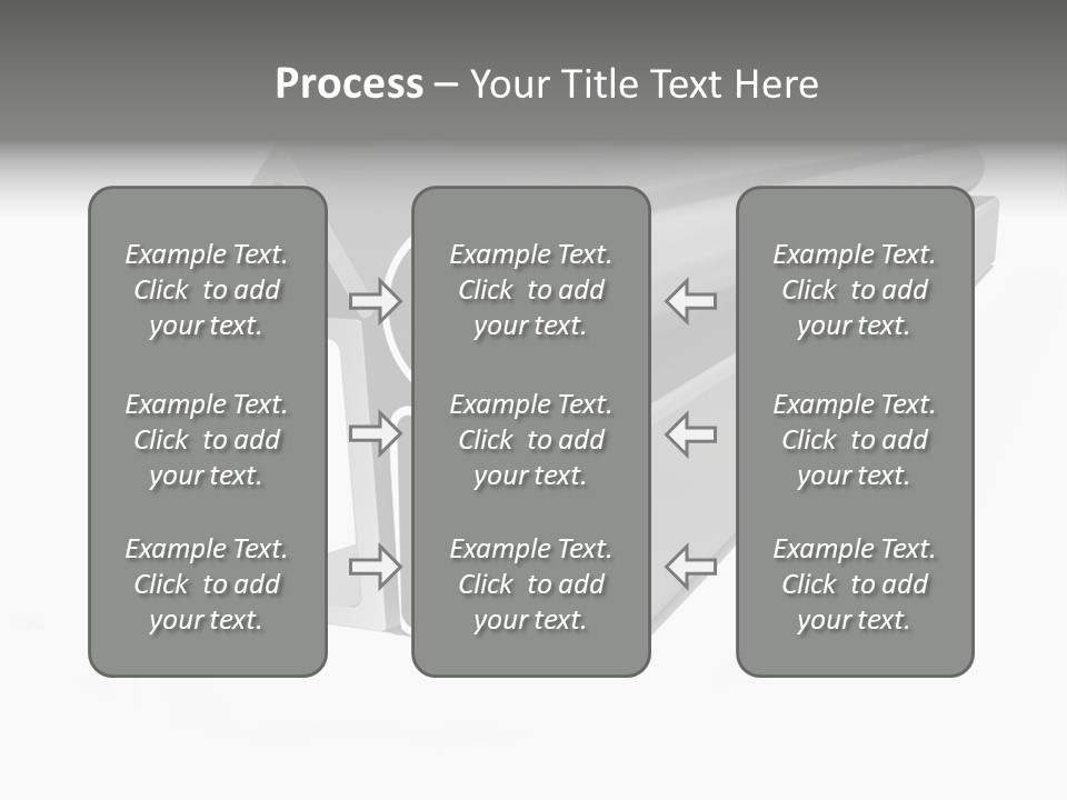 Baby Seeing Self In Mirror PowerPoint Template