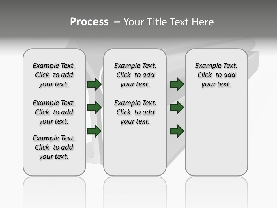 Baby Seeing Self In Mirror PowerPoint Template
