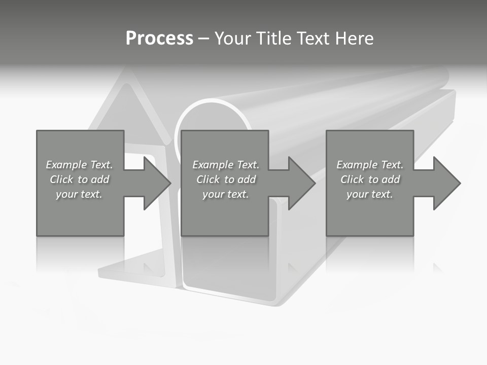 Baby Seeing Self In Mirror PowerPoint Template
