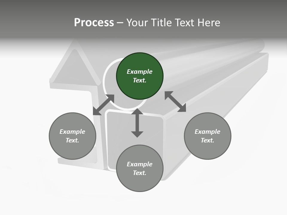 Baby Seeing Self In Mirror PowerPoint Template