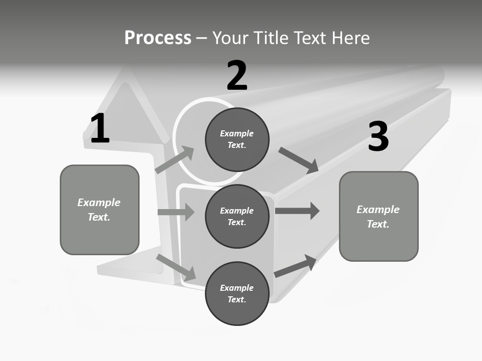 Baby Seeing Self In Mirror PowerPoint Template