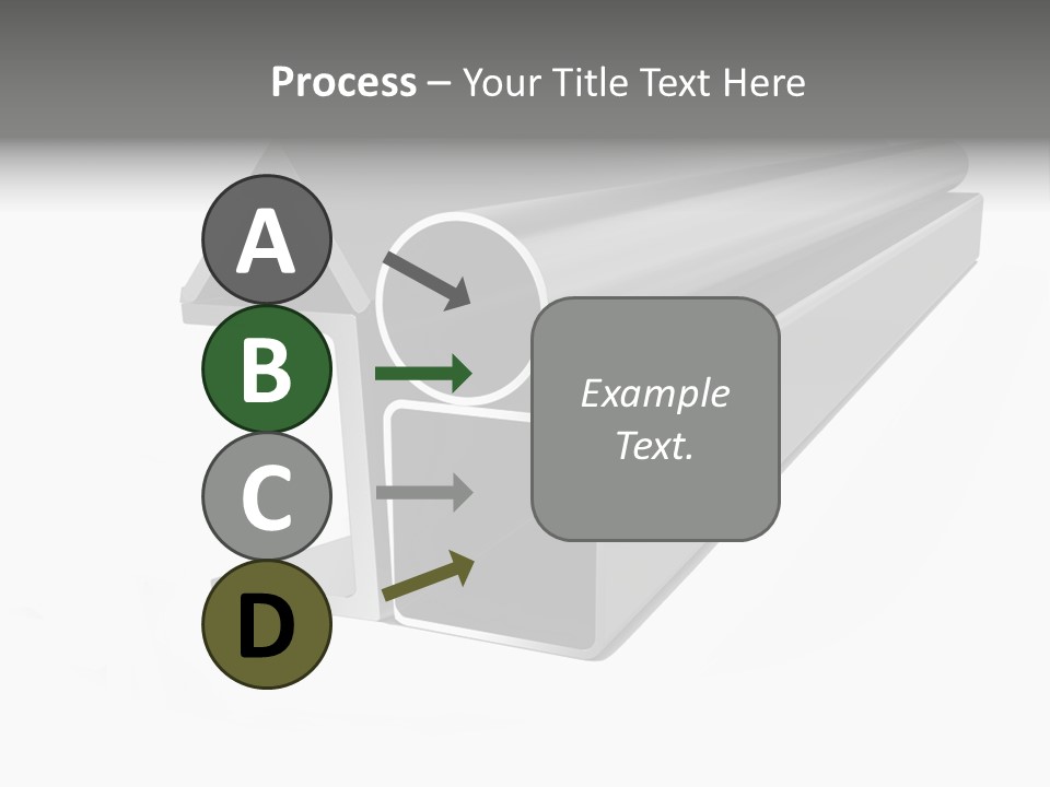 Baby Seeing Self In Mirror PowerPoint Template