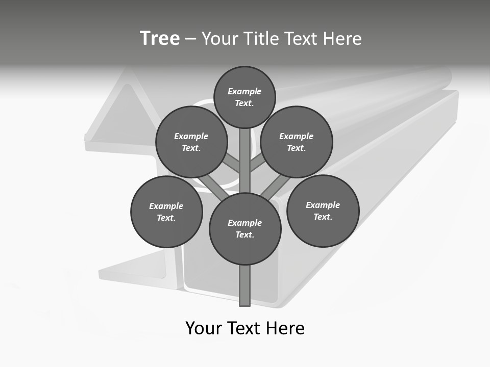 Baby Seeing Self In Mirror PowerPoint Template