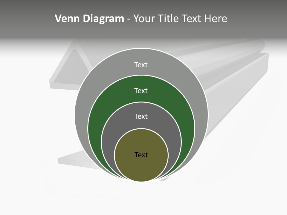 Baby Seeing Self In Mirror PowerPoint Template