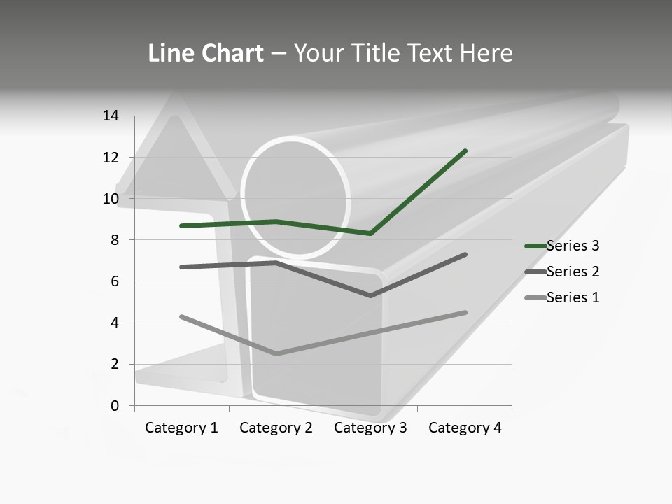 Baby Seeing Self In Mirror PowerPoint Template