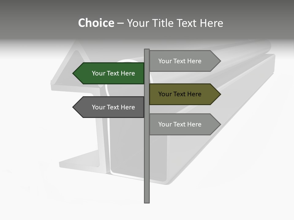 Baby Seeing Self In Mirror PowerPoint Template