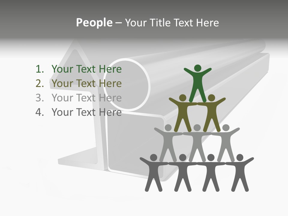 Baby Seeing Self In Mirror PowerPoint Template