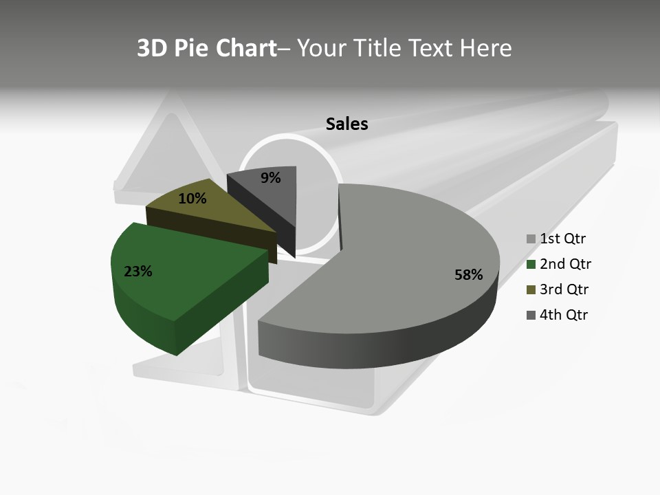 Baby Seeing Self In Mirror PowerPoint Template