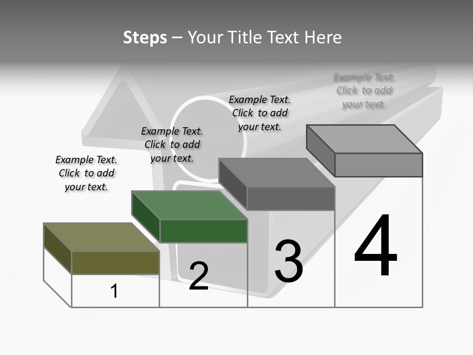 Baby Seeing Self In Mirror PowerPoint Template