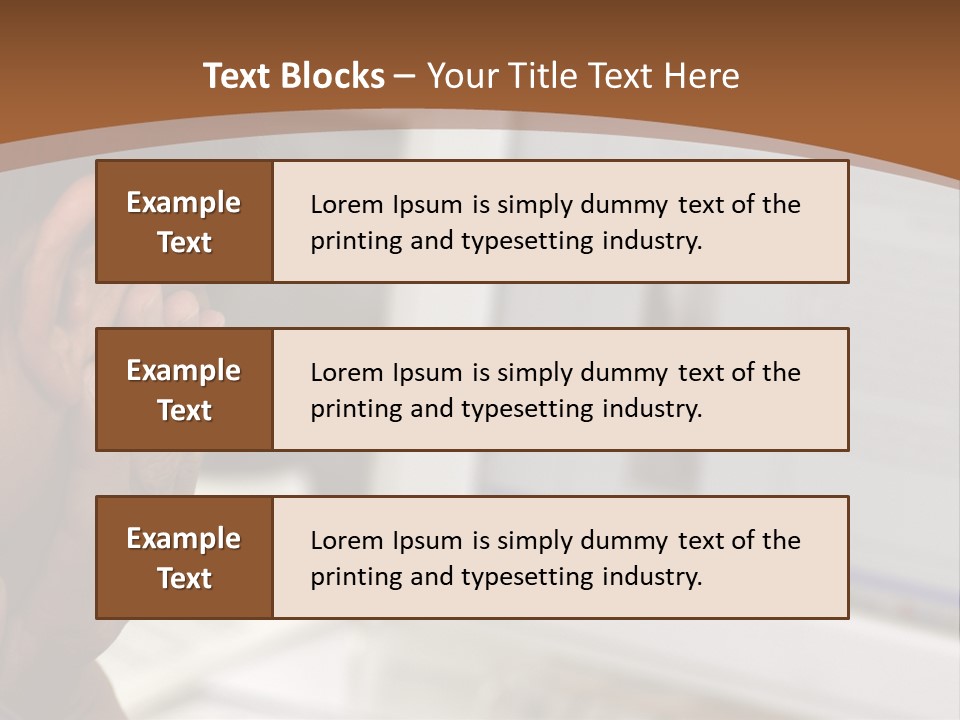 Man Looking At Computer Screen PowerPoint Template