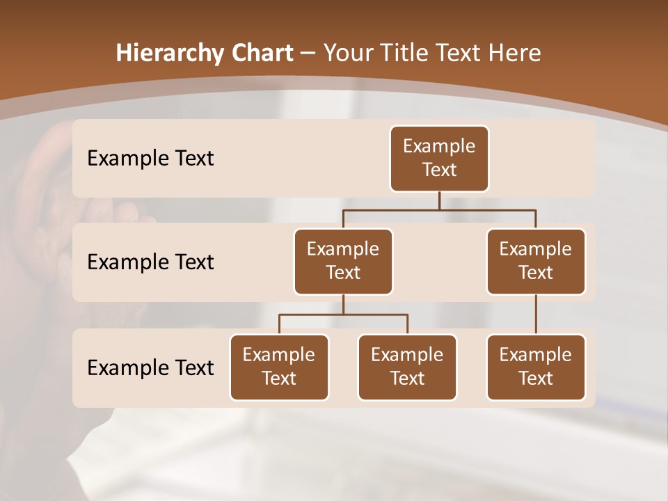 Man Looking At Computer Screen PowerPoint Template