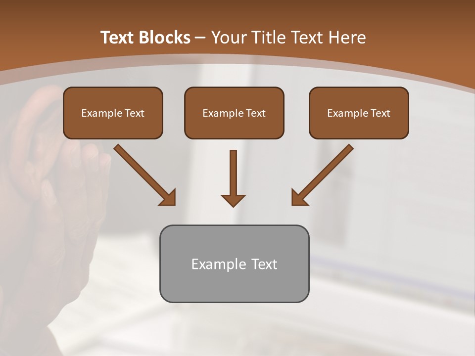 Man Looking At Computer Screen PowerPoint Template