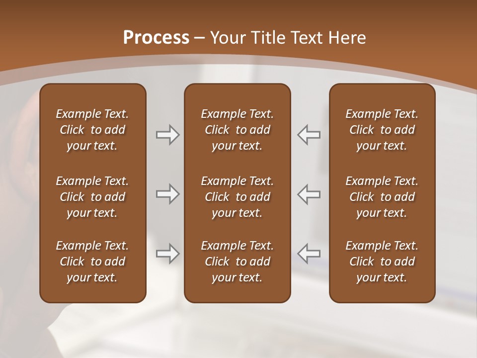 Man Looking At Computer Screen PowerPoint Template