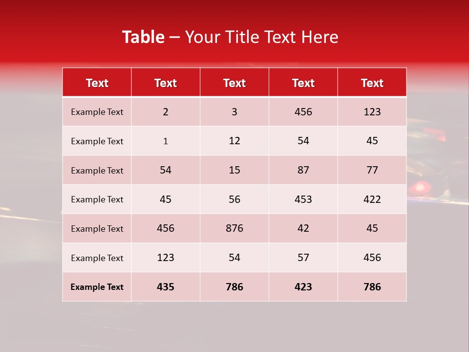 The Brisk Night Movement At Centre Of The Big City PowerPoint Template