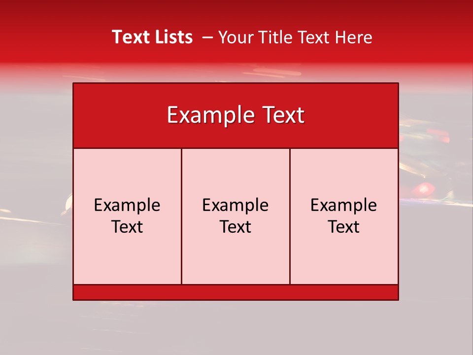 The Brisk Night Movement At Centre Of The Big City PowerPoint Template