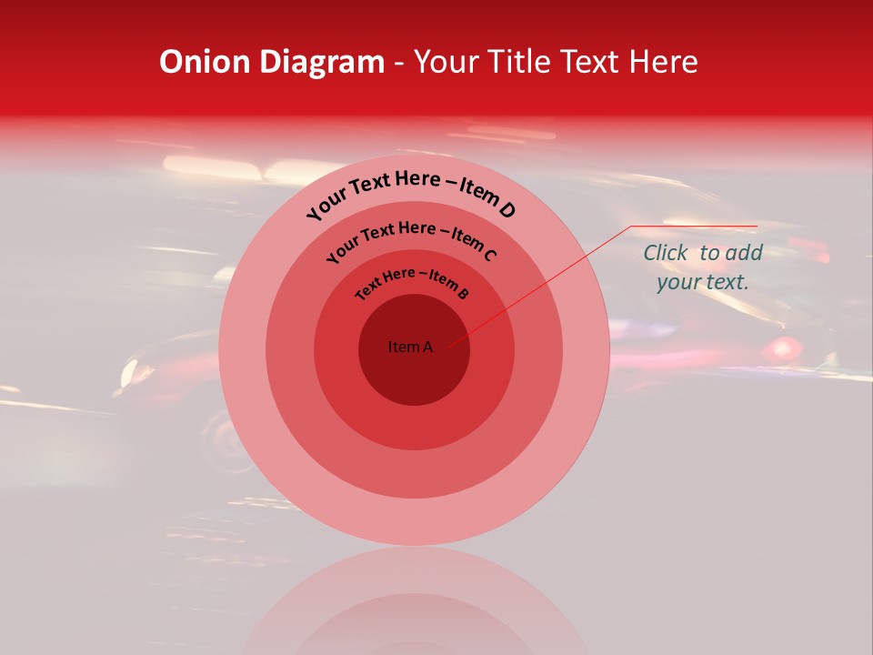 The Brisk Night Movement At Centre Of The Big City PowerPoint Template