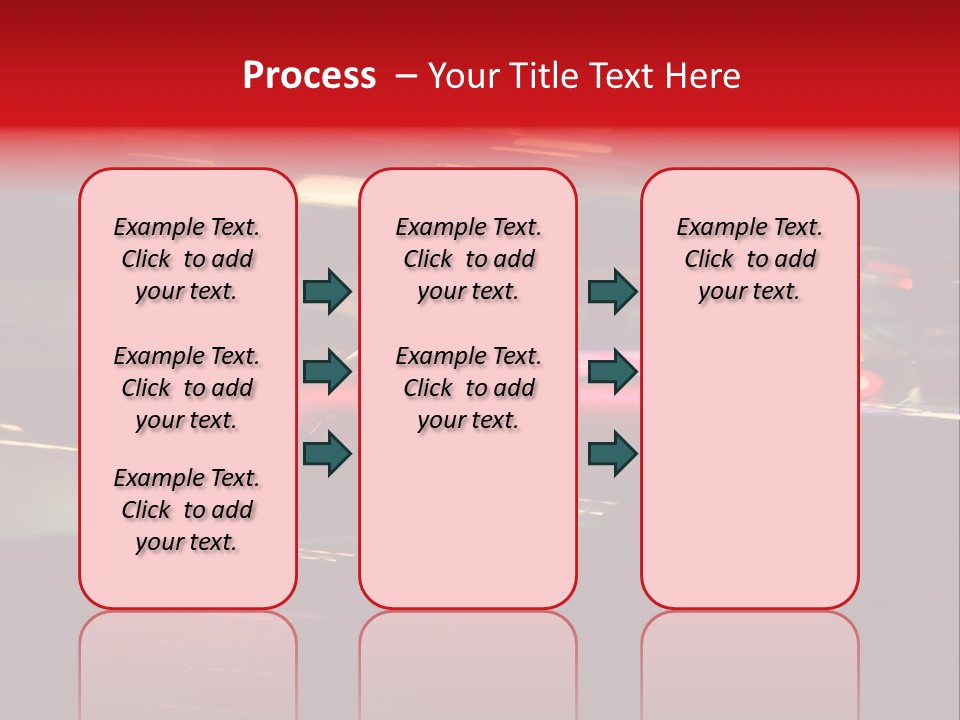 The Brisk Night Movement At Centre Of The Big City PowerPoint Template