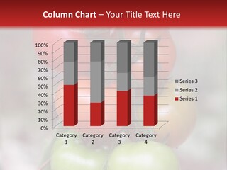 A Bunch Of Tomatoes On A Plant With A Red Background PowerPoint Template