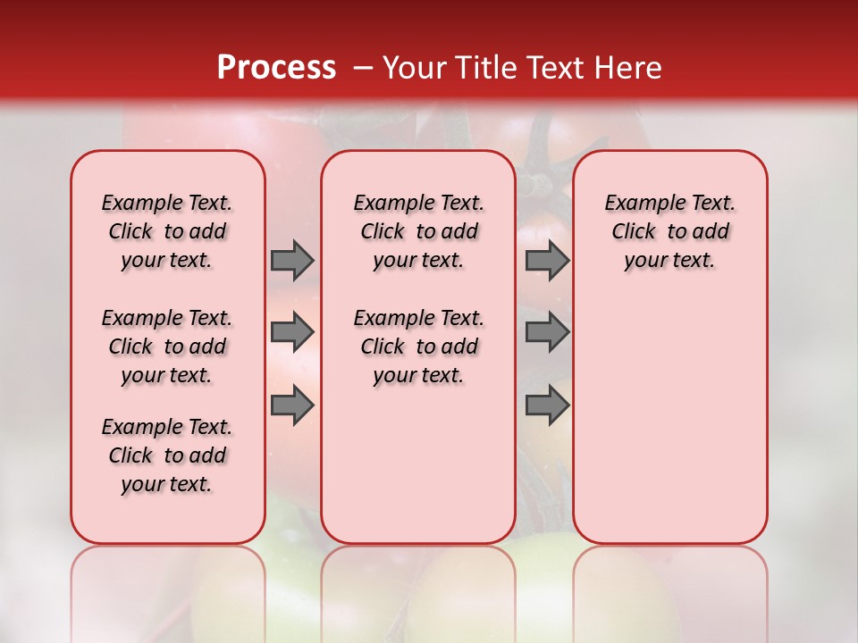 A Bunch Of Tomatoes On A Plant With A Red Background PowerPoint Template